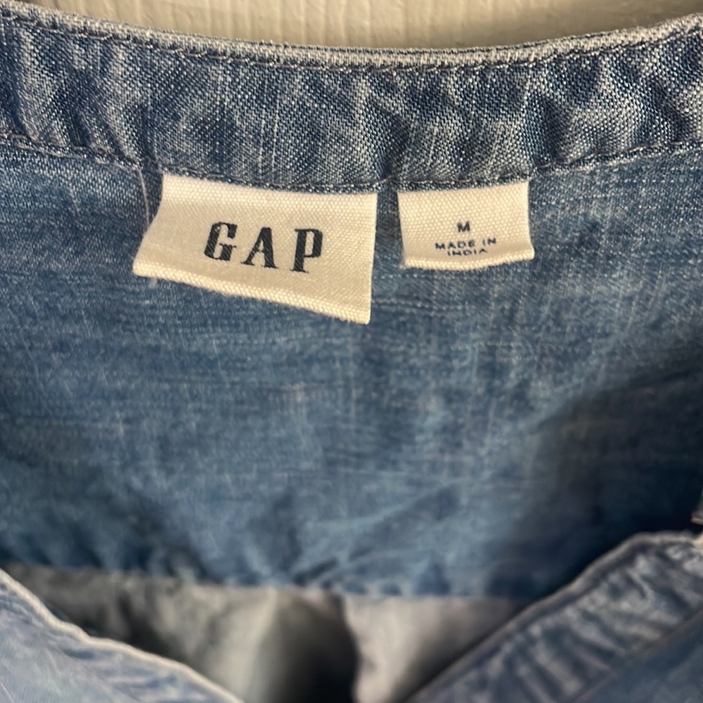 Gap Denim Drawstring Dress - Picture 3 of 8